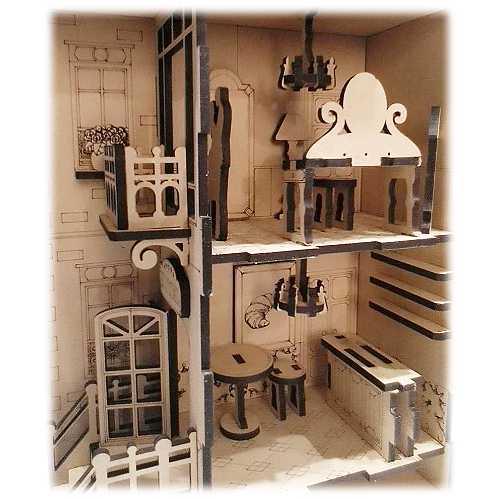 Knight's Castle MDF Book Nook Kit